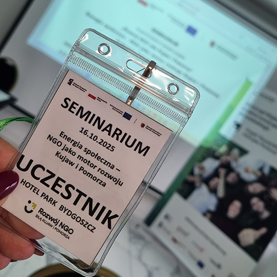ELMAGO wsparło organizację seminarium jako wolontariusz
