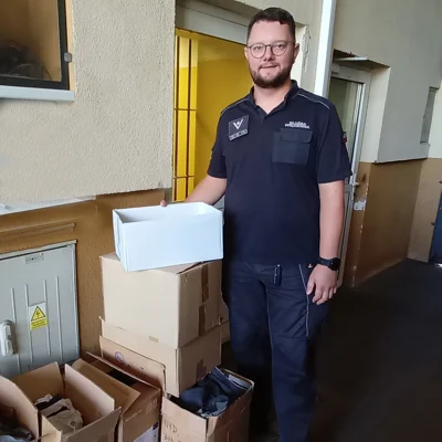 Materiały trafiły do Zakładu Karnego w Grudziądzu. Powstaną z nich legowiska i maskotki dla zwierząt